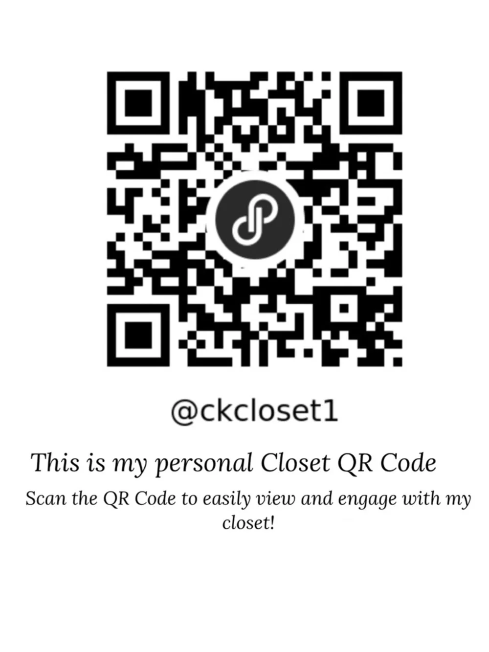 Welcome to my Closet!